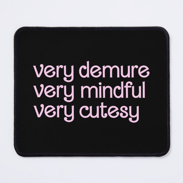 Item preview, very demure very mindful very cutesy designed and sold by alex’s  designs.