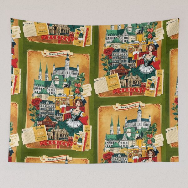 Item preview, Munich Germany Vintage Travel Tourism  designed and sold by TravelersGems.