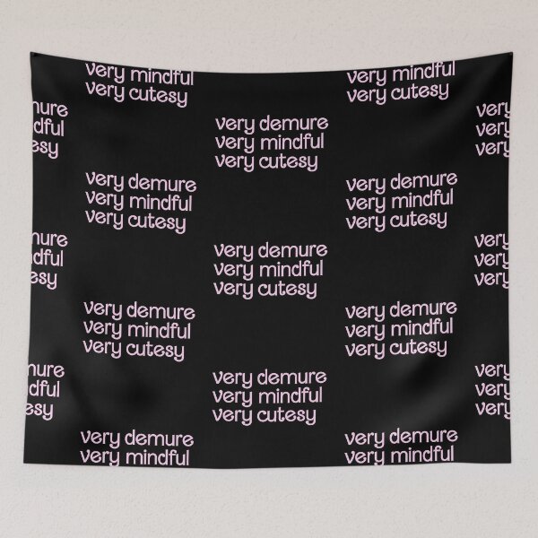 Item preview, very demure very mindful very cutesy designed and sold by alex’s  designs.