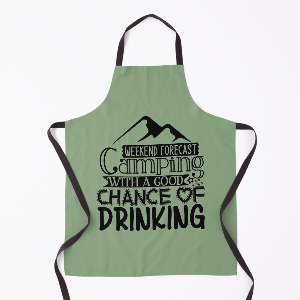 Item preview, Weekend camping with a good chance of drinking designed and sold by Wit & Wear Company.