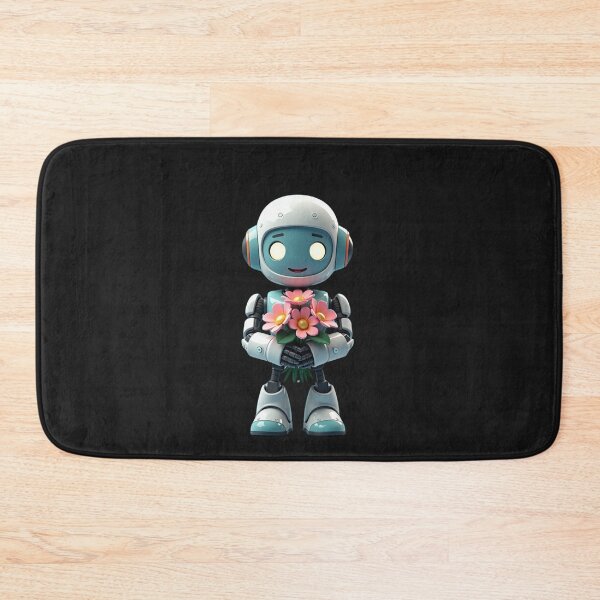 Artikelvorschau, Entzückender Roboter mit Blumen entworfen und verkauft von eliteandhonor.