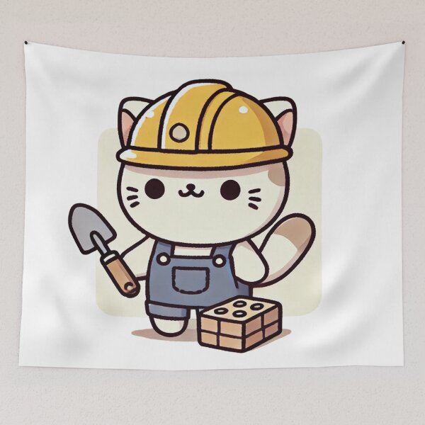 Item preview, Construction Kitten designed and sold by PPBliss.