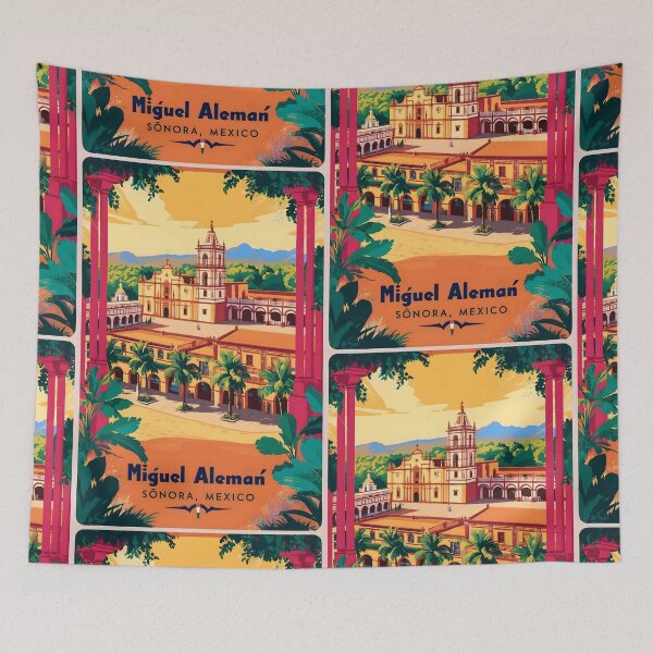 Artikelvorschau, Miguel Aleman Sonora Mexiko Vintage Reisetourismus entworfen und verkauft von TravelersGems.