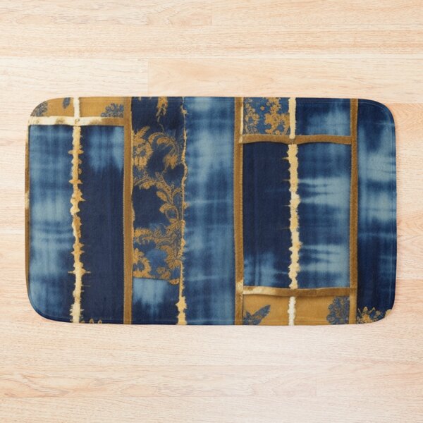 Item preview, Gold and stonewashed Denim  designed and sold by Roxburylane.