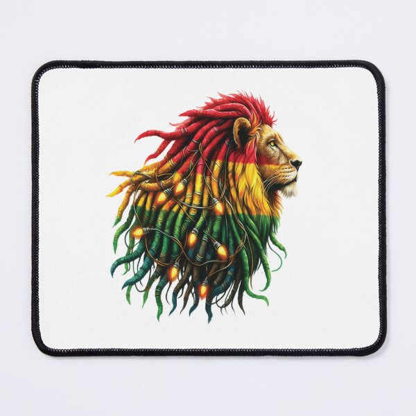 Item preview,  Reggae Music Rootstown Judah Rastafarian Reggae Lion Men Women Astrology designed and sold by millionair3.