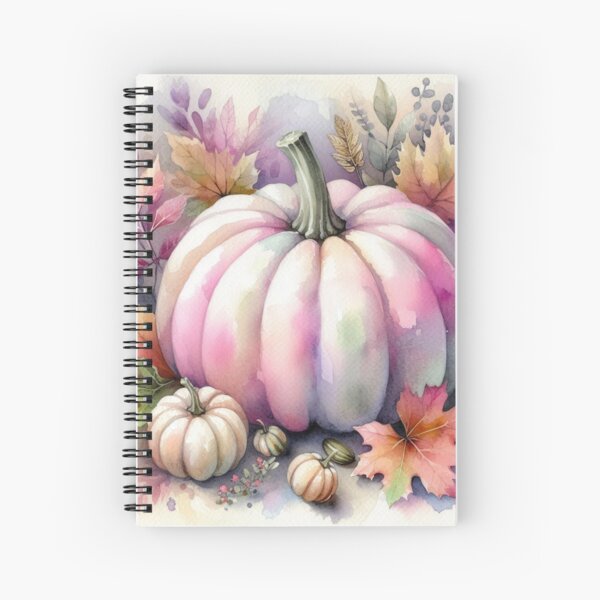 Item preview, Colorful Fall pumpkins watercolor pastel colors designed and sold by Season-Scenery.