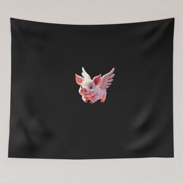Item preview, Flying Pig - When Pigs Fly designed and sold by eliteandhonor.
