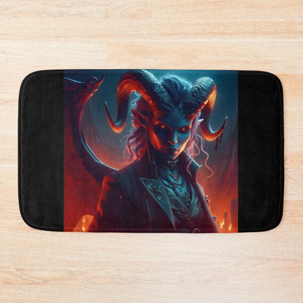 Item preview, Female Tiefling designed and sold by GalleryBrisArt.