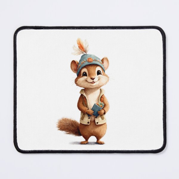 Item preview, Cute animal in boho outfit designed and sold by Victoria Riabov.
