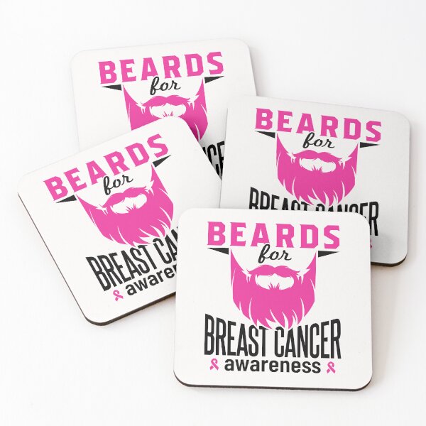 Item preview, Beards for Breast Cancer Awareness designed and sold by jaygo.
