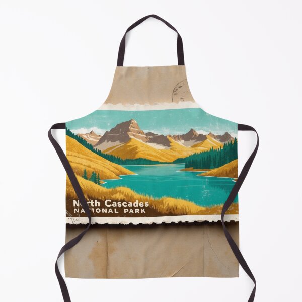 Item preview, North Cascades National Park Postcard Vintage Retro Travel designed and sold by TravelPostcardGems.