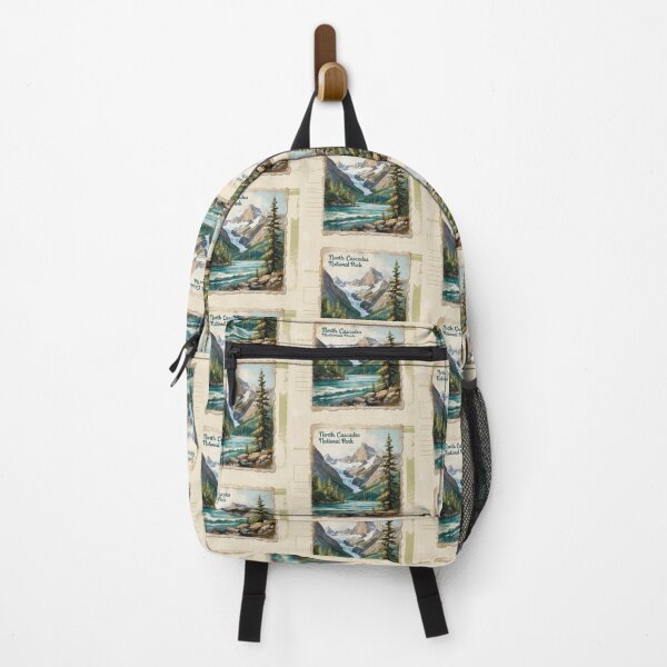 Item preview, North Cascades National Park Postcard Vintage Retro Travel designed and sold by TravelPostcardGems.
