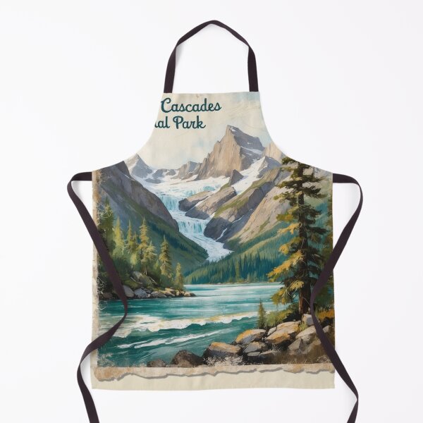 Item preview, North Cascades National Park Postcard Vintage Retro Travel designed and sold by TravelPostcardGems.