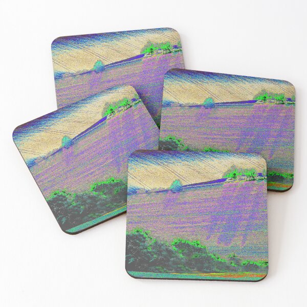 Item preview, Stylized landscape. Field, trees designed and sold by ZorianArt.