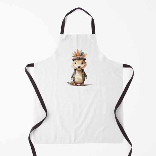 Item preview, Cute animal in boho outfit designed and sold by Victoria Riabov.