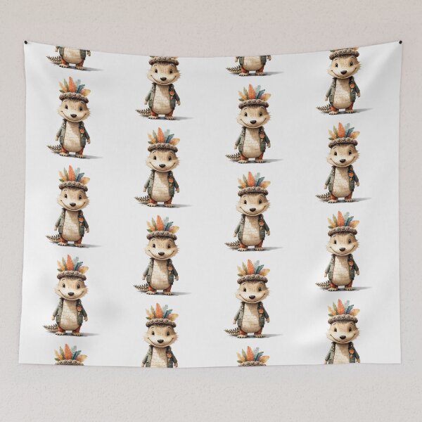 Item preview, Cute animal in boho outfit   designed and sold by Victoria Riabov.