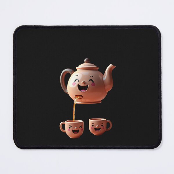 Item preview, Tea Time Bliss - Whimsical Teapot and Cups designed and sold by eliteandhonor.