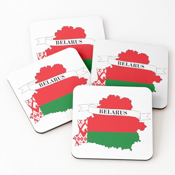 Item preview, belarus flag map designed and sold by visual adventures.