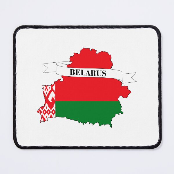 Item preview, belarus flag map designed and sold by visual adventures.