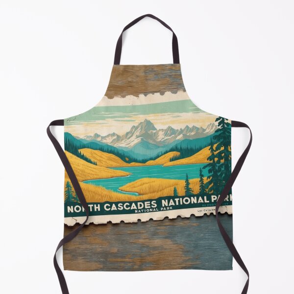Item preview, North Cascades National Park Postcard Vintage Retro Travel designed and sold by TravelPostcardGems.