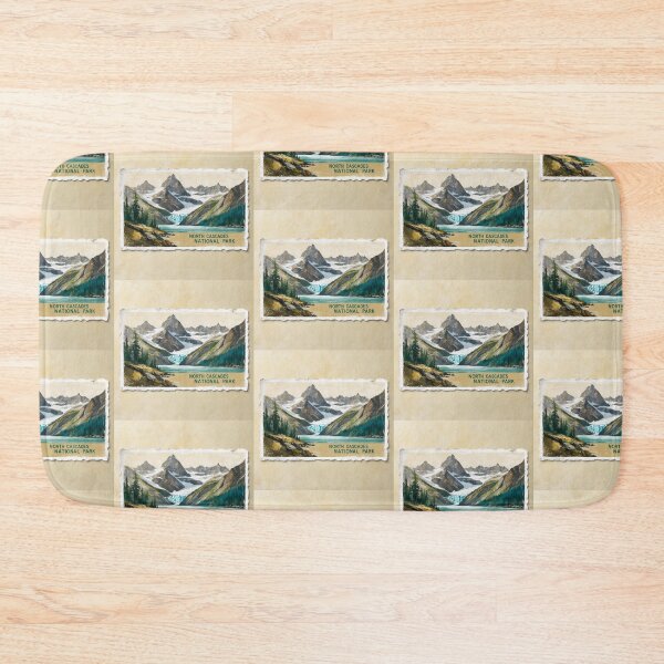 Item preview, North Cascades National Park Postcard Vintage Retro Travel designed and sold by TravelPostcardGems.
