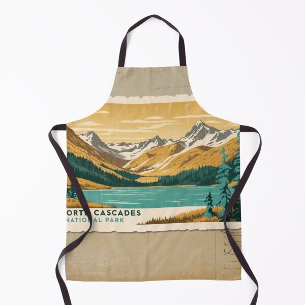 Item preview, North Cascades National Park Postcard Vintage Retro Travel designed and sold by TravelPostcardGems.