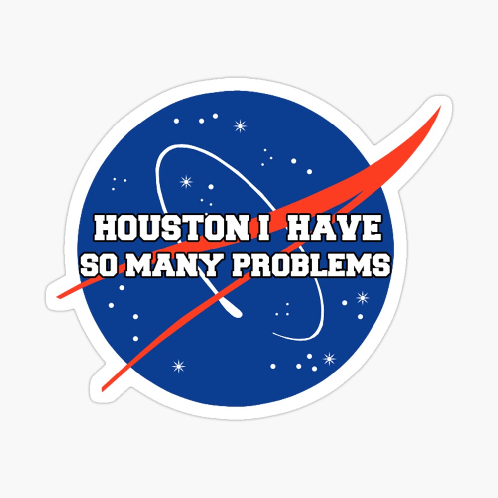 Houston We Have A Problem: Funny Christmas Greeting Card