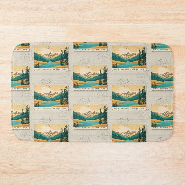 Item preview, North Cascades National Park Postcard Vintage Retro Travel designed and sold by TravelPostcardGems.