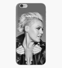 Black and White Pink Beautiful Trauma iPhone Case
