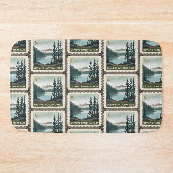 Item preview, Olympic National Park Postcard Vintage Retro Travel designed and sold by TravelPostcardGems.