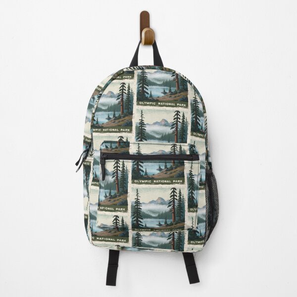 Item preview, Olympic National Park Postcard Vintage Retro Travel designed and sold by TravelPostcardGems.
