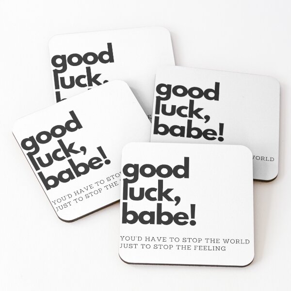 Item preview, Good Luck, Babe! designed and sold by StuffbyClary.