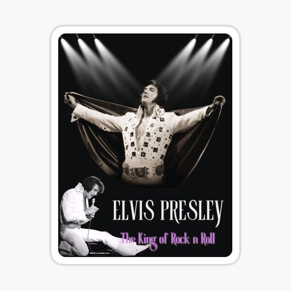 Vista previa del artículo con la obra «Elvis Presley El Rey», diseñado y vendido por Willshire.