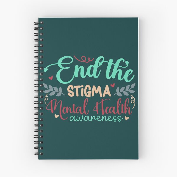 Item preview, End the stigma mental health awareness designed and sold by Wit & Wear Company.