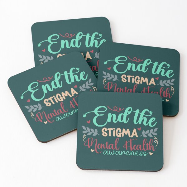 Item preview, End the stigma mental health awareness designed and sold by Wit & Wear Company.