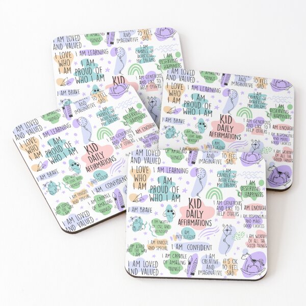 Item preview, Daily Affirmations for Kids designed and sold by Margival.