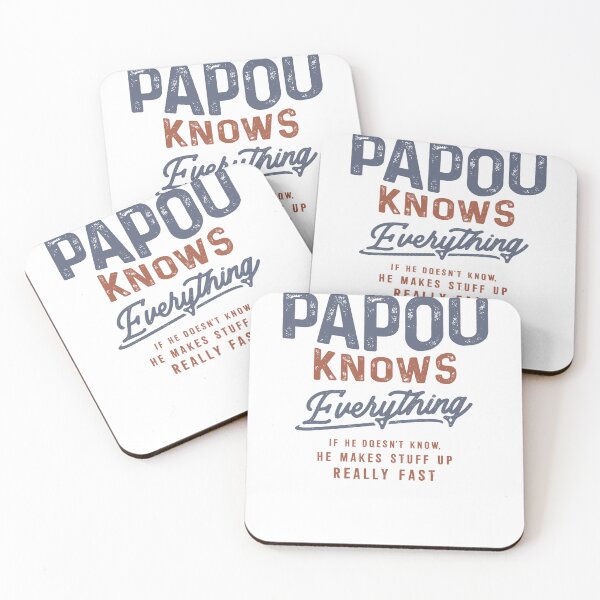 Item preview, Papou Knows Everything - Grandparents Day designed and sold by cidolopez.