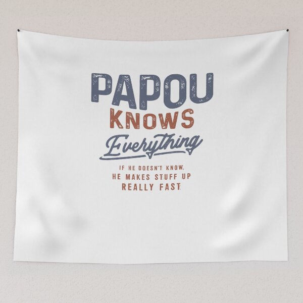 Item preview, Papou Knows Everything - Grandparents Day designed and sold by cidolopez.