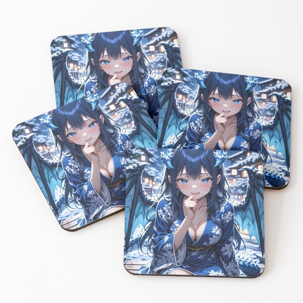 Item preview, Anime princess portrait in a winter world art designed and sold by TheArtistOf2022.