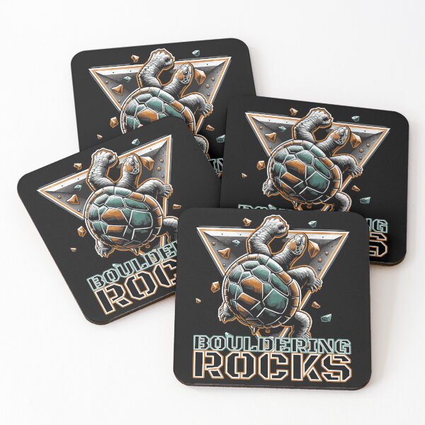 Item preview, Bouldering Rocks Turtle Climbing Gift designed and sold by Pineapple-Tree.
