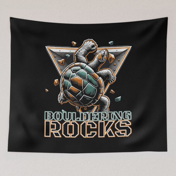 Item preview, Bouldering Rocks Turtle Climbing Gift designed and sold by Pineapple-Tree.