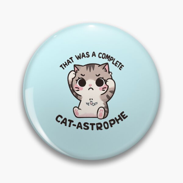 Item preview, Cat-Astrophe Cute Cat (catastrophe) designed and sold by WeLoveCatss.