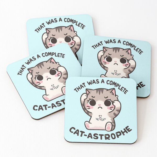 Item preview, Cat-Astrophe Cute Cat (catastrophe) designed and sold by WeLoveCatss.