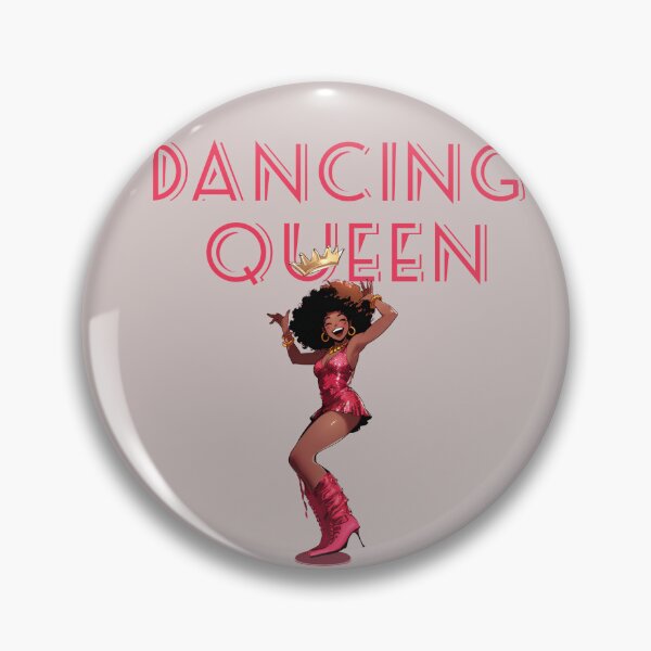 Item preview, dancing queen anime style afro woman designed and sold by La Loca.