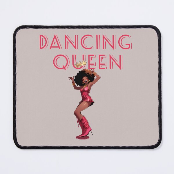 Item preview, dancing queen anime style afro woman designed and sold by La Loca.