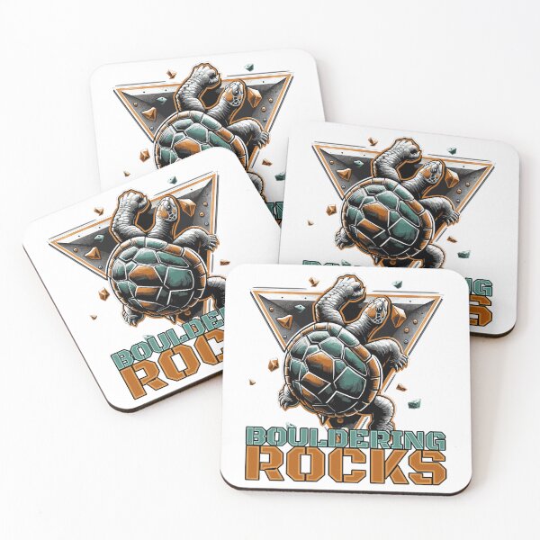Item preview, Bouldering Rocks Turtle Climbing Gift designed and sold by Pineapple-Tree.