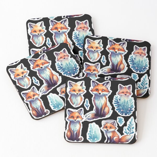 Item preview, Fox Pattern watercolor style designed and sold by Planetporridge.