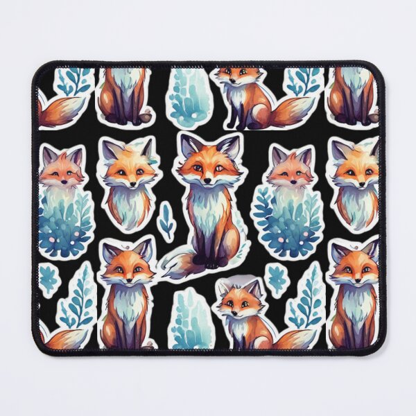 Item preview, Fox Pattern watercolor style designed and sold by Planetporridge.