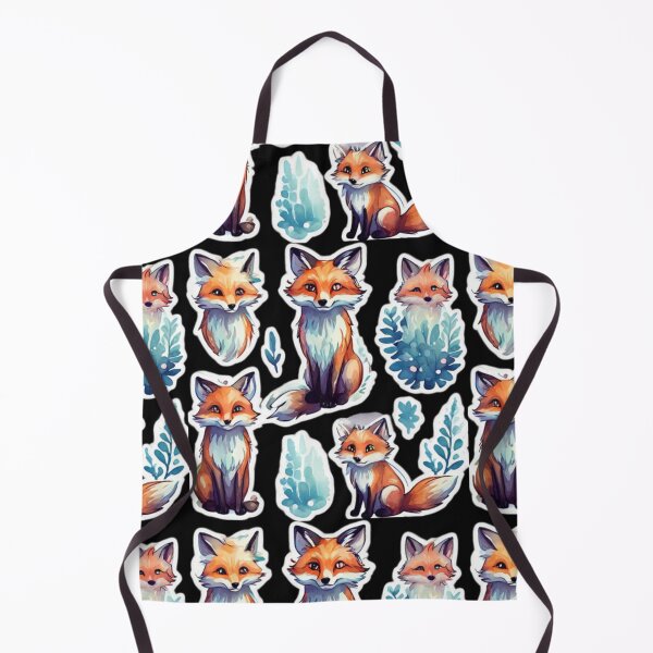 Item preview, Fox Pattern watercolor style designed and sold by Planetporridge.