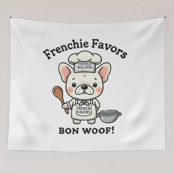 Item preview, Frenchie Favors: Culinary Bulldog Delight designed and sold by yuxin2009.
